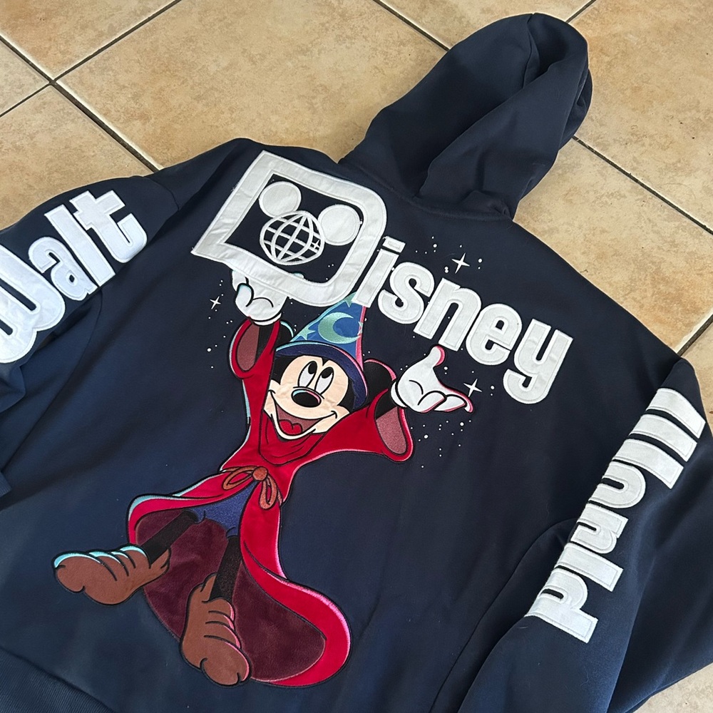 Sorcerer Mickey Mouse Zip Hoodie for Adults - Walt Disney World
